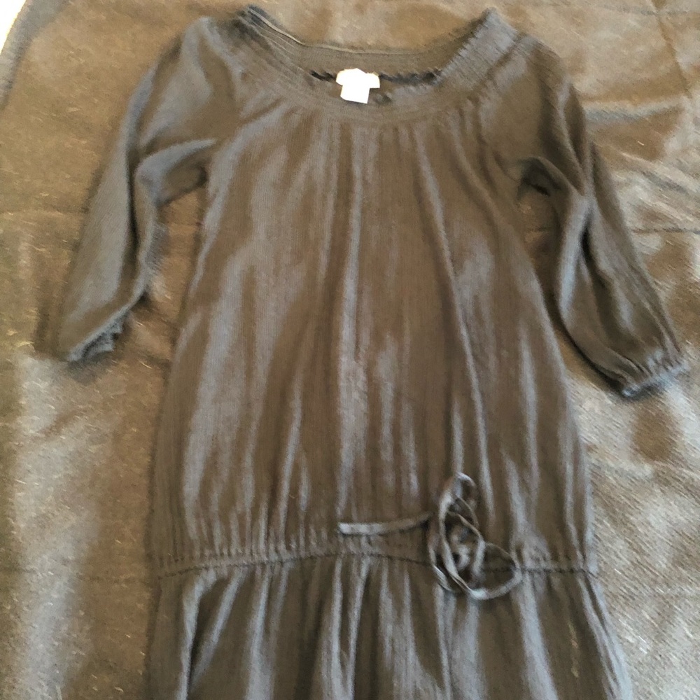 Sheer Black Maternity Top